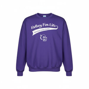 American Cancer Society - Relay for Life -  Purple Sweatshirt - Size L
